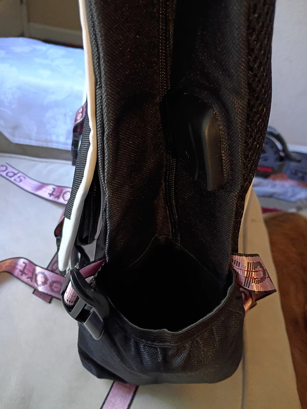 New Hello Kitty Black Backpack with White Trim and Pink Accents